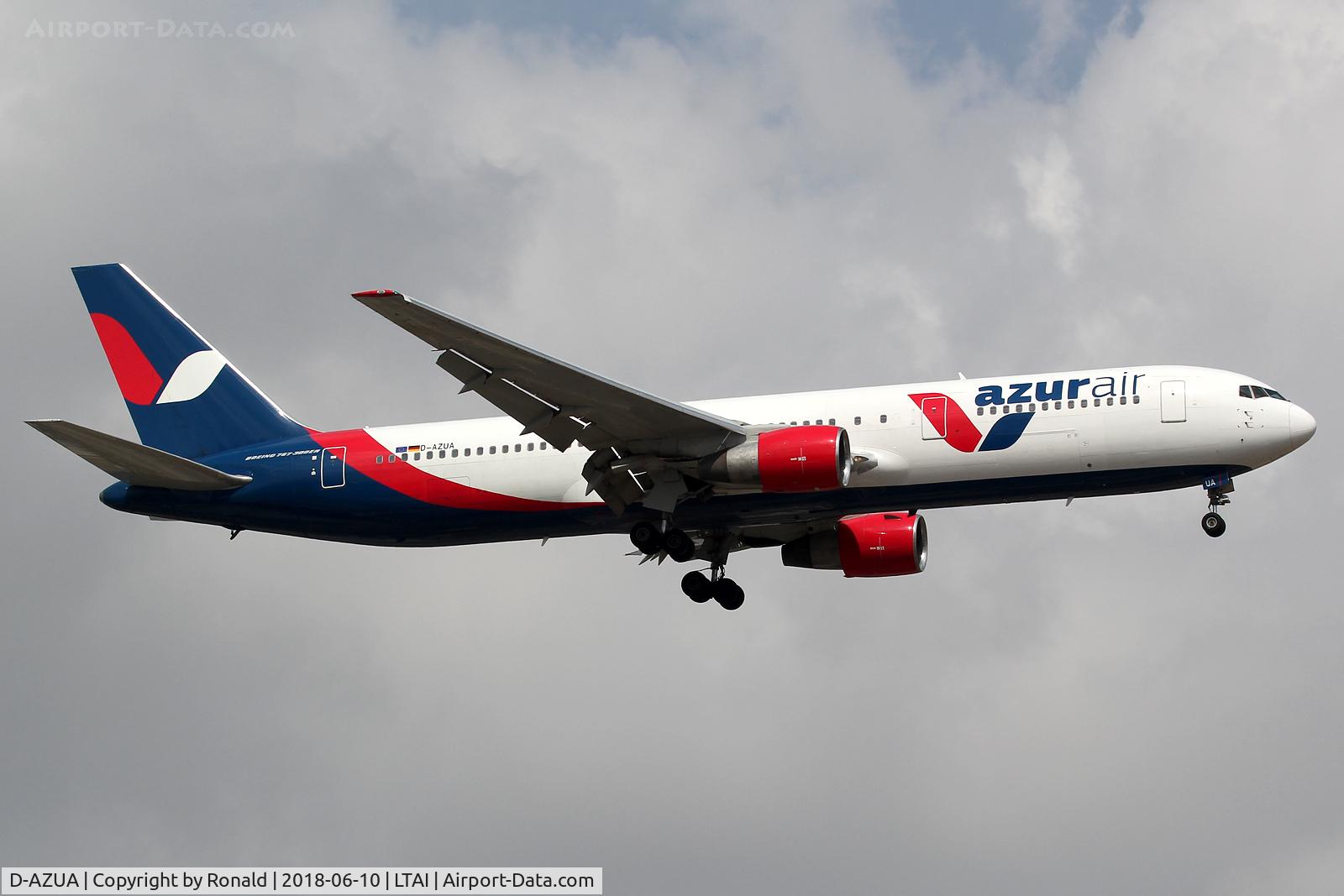 D-AZUA, 1995 Boeing 767-33A/ER C/N 27909, at ayt