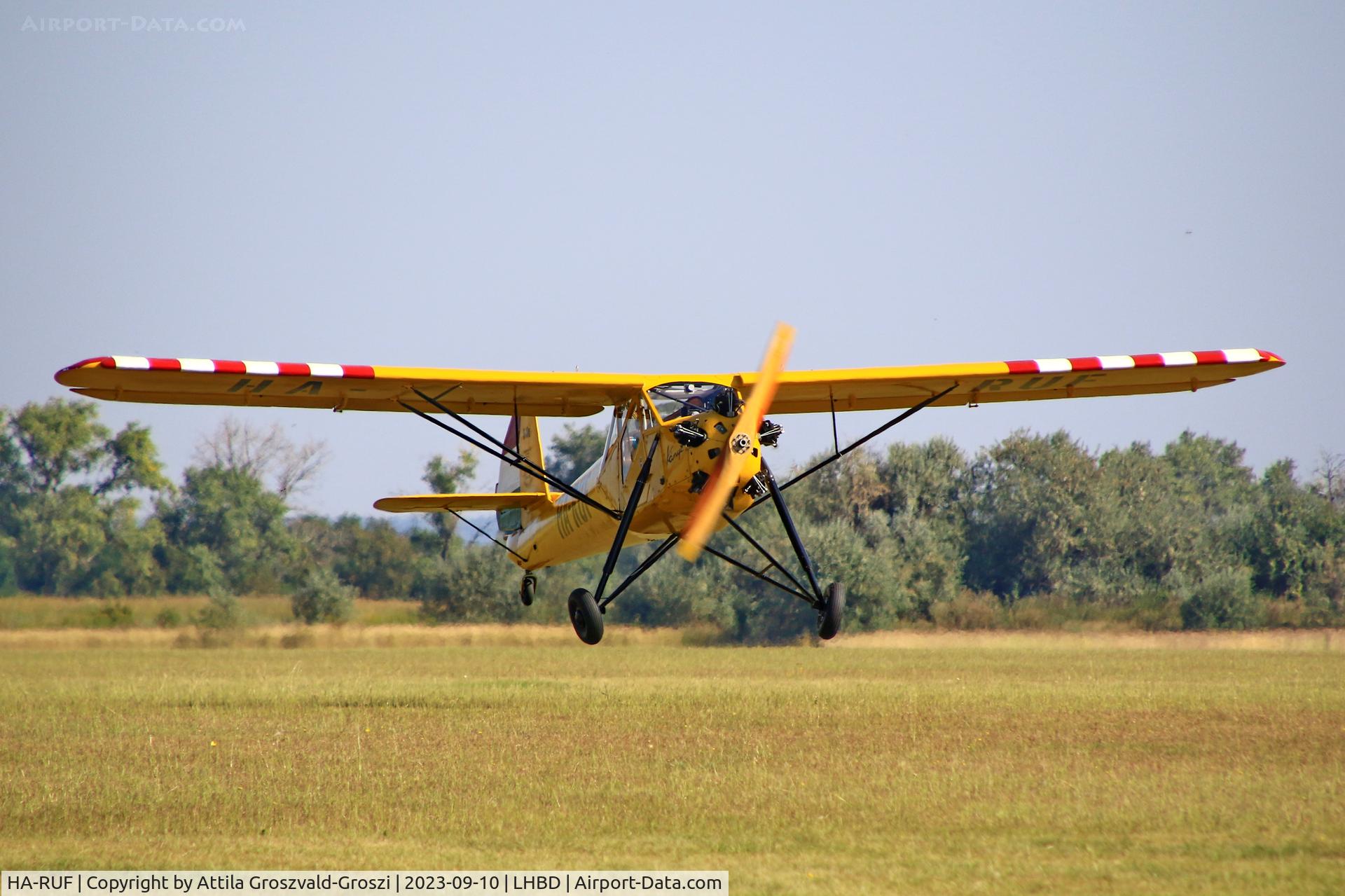 HA-RUF, 1954 Rubik R-18c/1 Kánya C/N E-778, LHBD - Börgönd Airport-Börgönd, Hungary - Börgönd Air Show 2023