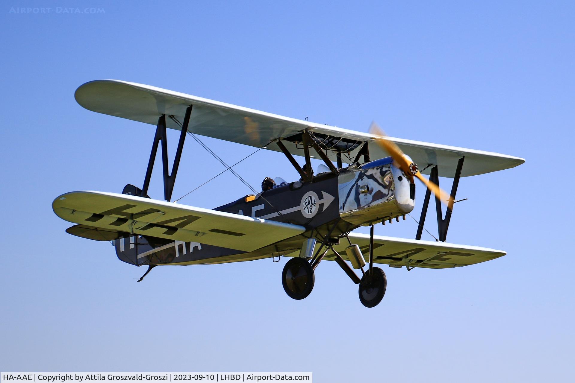 HA-AAE, 1988 Bánhidi Gerle 13 - Replica C/N F-04, LHBD - Börgönd Airport-Börgönd, Hungary - Börgönd Air Show 2023