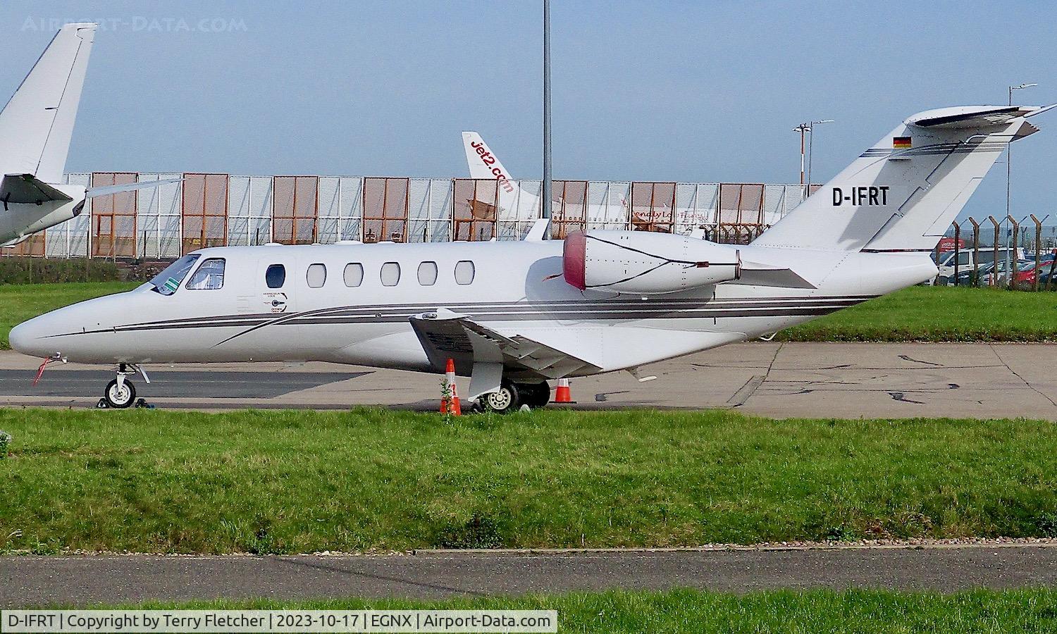 D-IFRT, 2009 Cessna 525A CitationJet CJ2+ C/N 525A0447, At East Midlands Airport