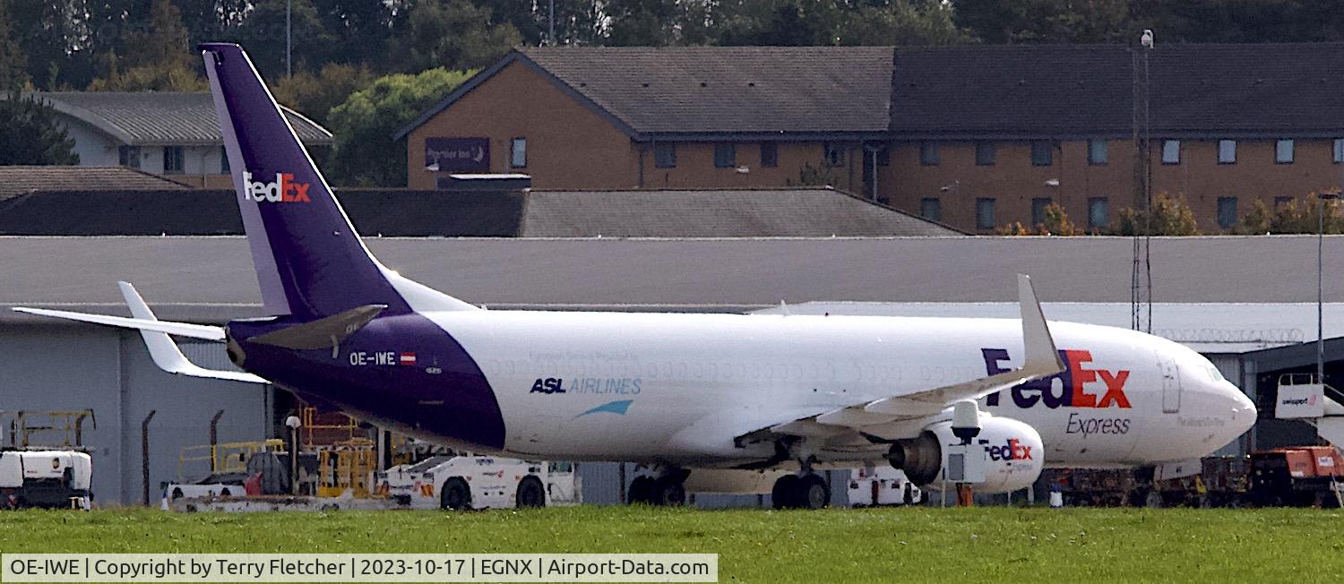 OE-IWE, 2007 Boeing 737-8AS C/N 35552, At East Midlands Airport