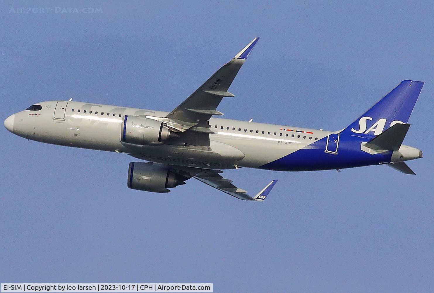 EI-SIM, 2022 Airbus A320-251N C/N 10761, Copenhagen 17.10.2023