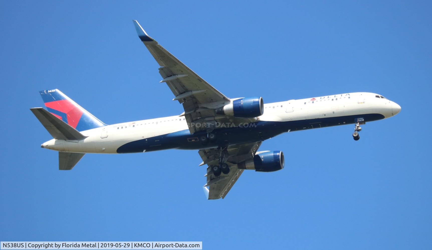 N538US, 1996 Boeing 757-251 C/N 26485, DAL 752 zx MSP-MCO