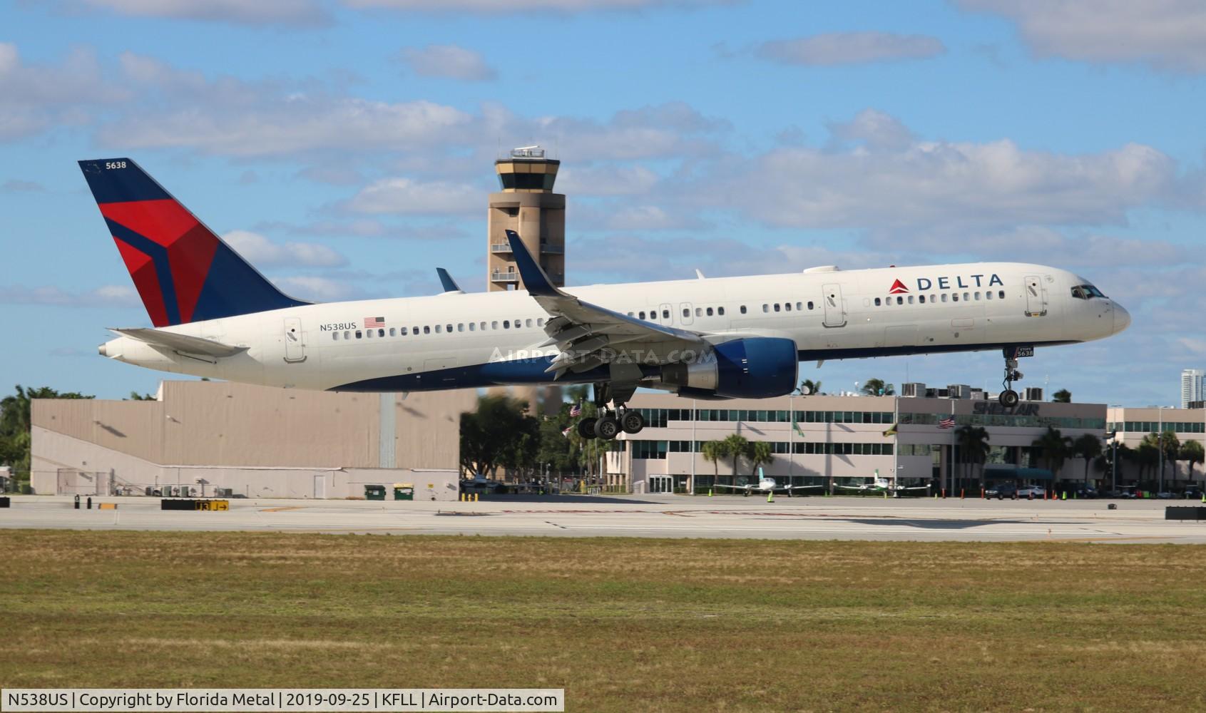 N538US, 1996 Boeing 757-251 C/N 26485, DAL 752 zx DTW-FLL