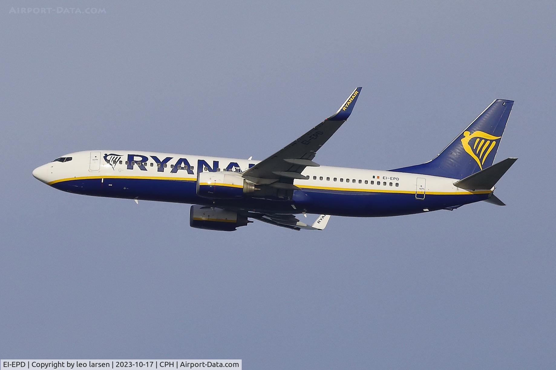 EI-EPD, 2011 Boeing 737-8AS C/N 40310, Copenhagen 17.10.2023