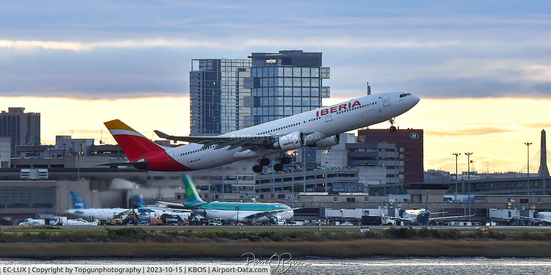 EC-LUX, 2013 Airbus A330-302 C/N 1405, Boston departure