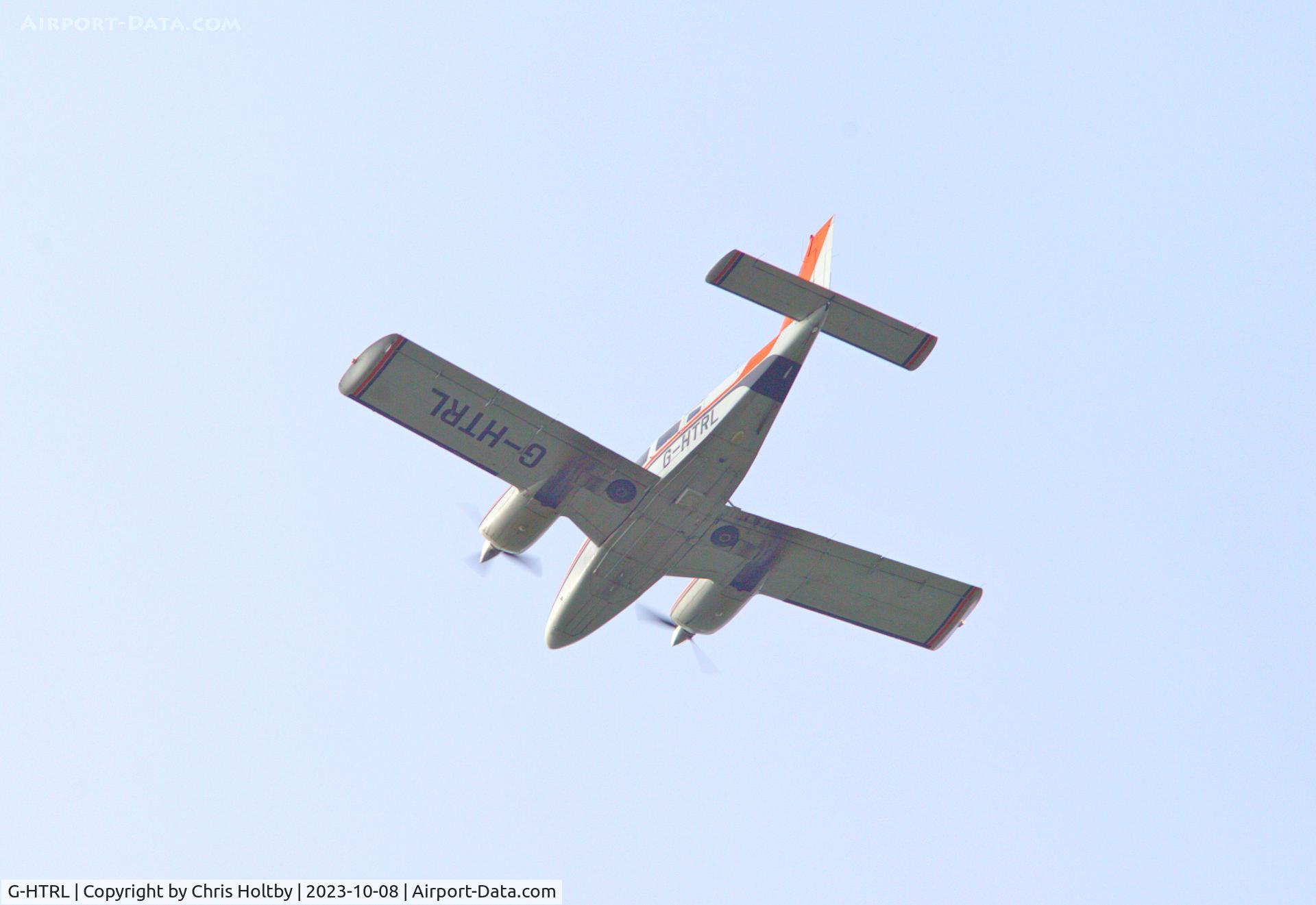 G-HTRL, 1983 Piper PA-34-220T Seneca III C/N 34-8333061, Over Potters Bar, Herts.