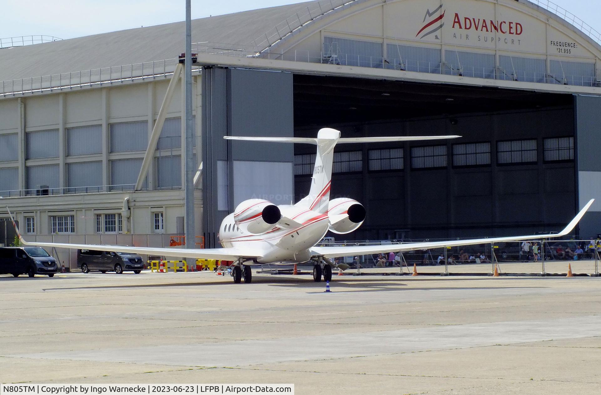 N805TM, 2016 Gulfstream G-VI (G650ER) C/N 6236, Gulfstream G VI (G650ER) at Paris/Le-Bourget airport during 2023 Paris Aerosalon