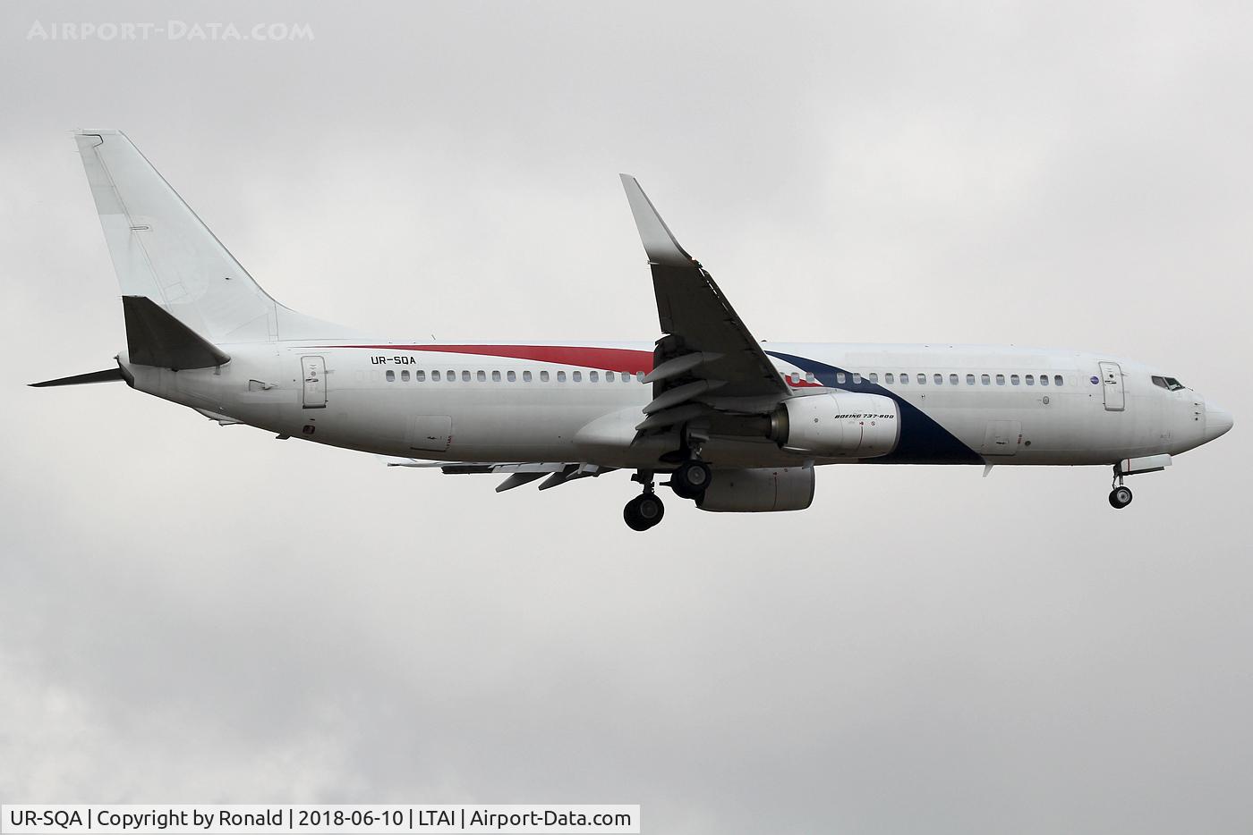UR-SQA, 2013 Boeing 737-8H6 C/N 40150, at ayt