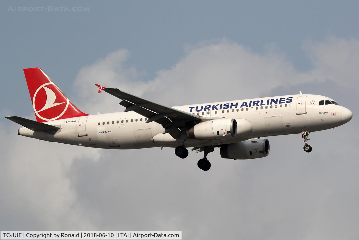 TC-JUE, 2003 Airbus A320-232 C/N 2156, at ayt