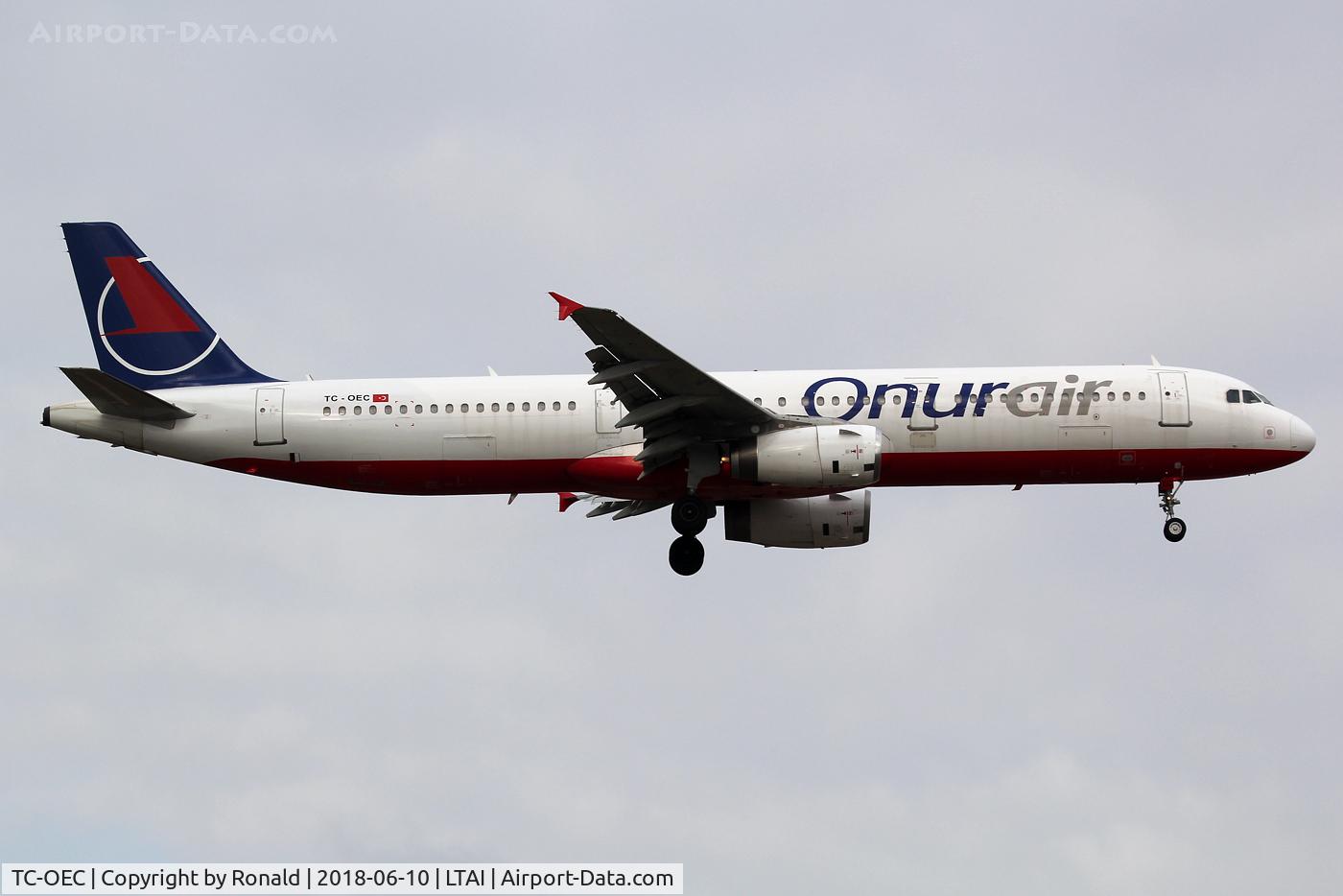 TC-OEC, 1999 Airbus A321-231 C/N 974, at ayt