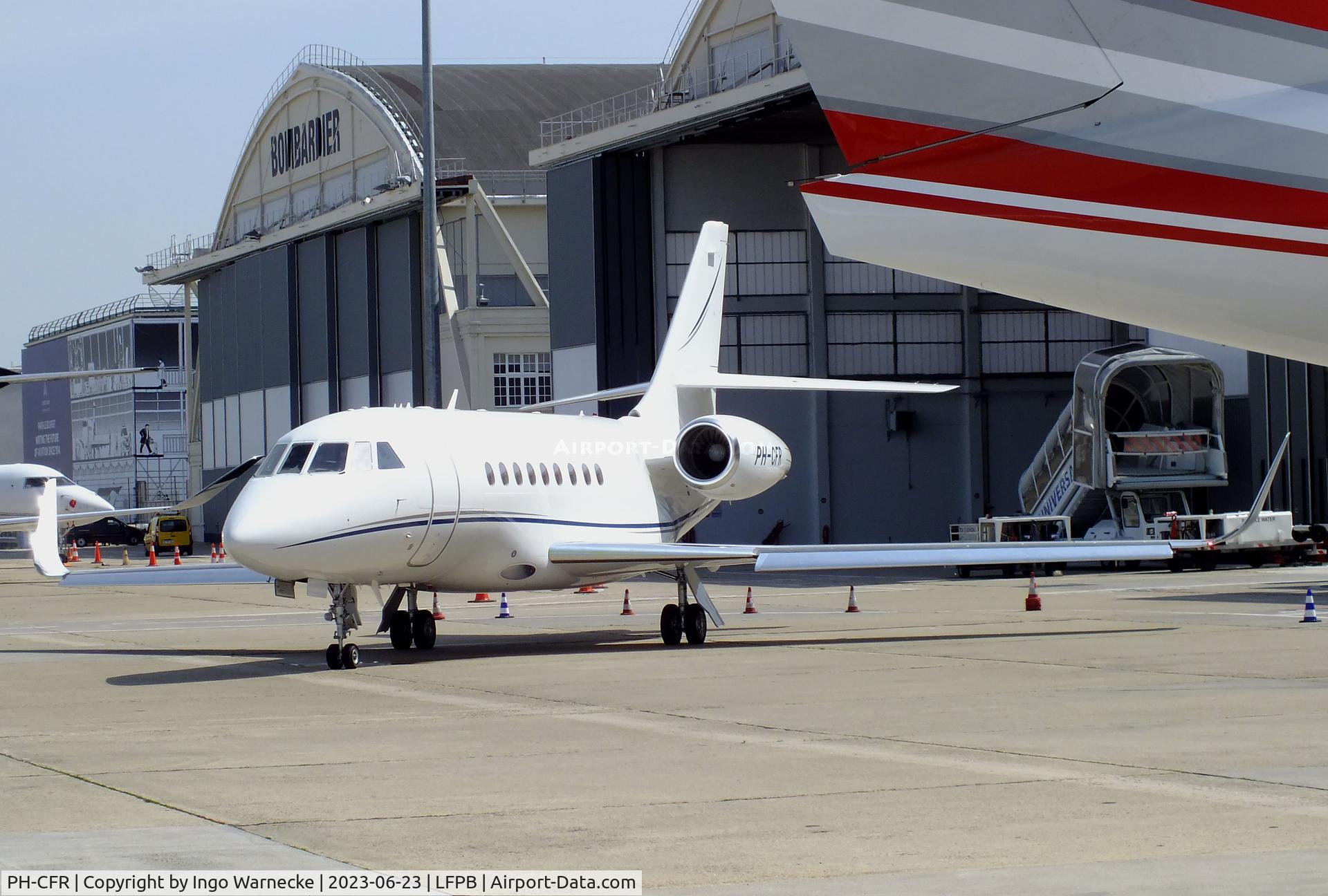 PH-CFR, Dassault Falcon 2000EX C/N 392, Dassault Falcon 2000LXS at Paris/Le-Bourget airport during 2023 Paris Aerosalon