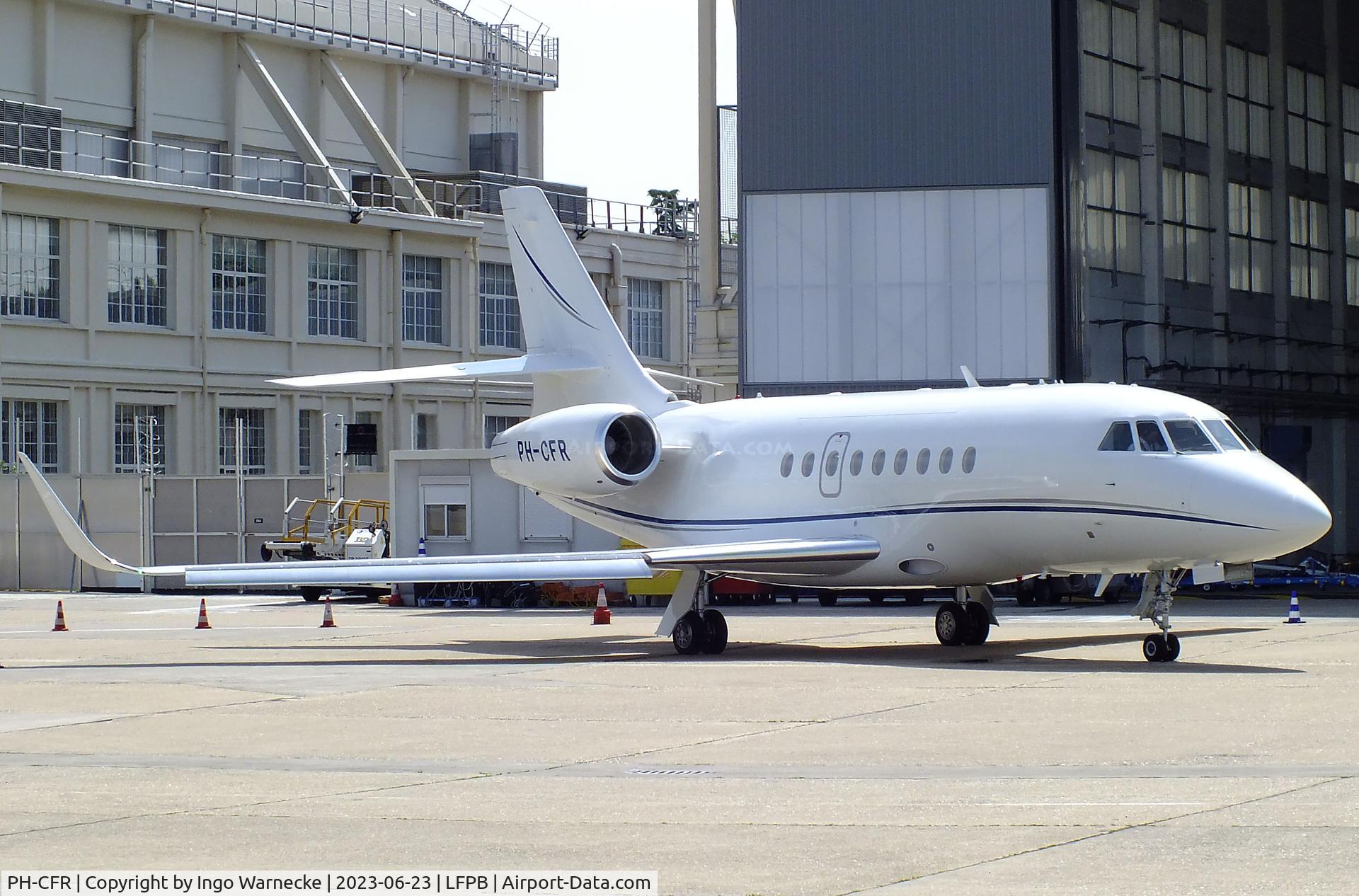 PH-CFR, Dassault Falcon 2000EX C/N 392, Dassault Falcon 2000LXS at Paris/Le-Bourget airport during 2023 Paris Aerosalon