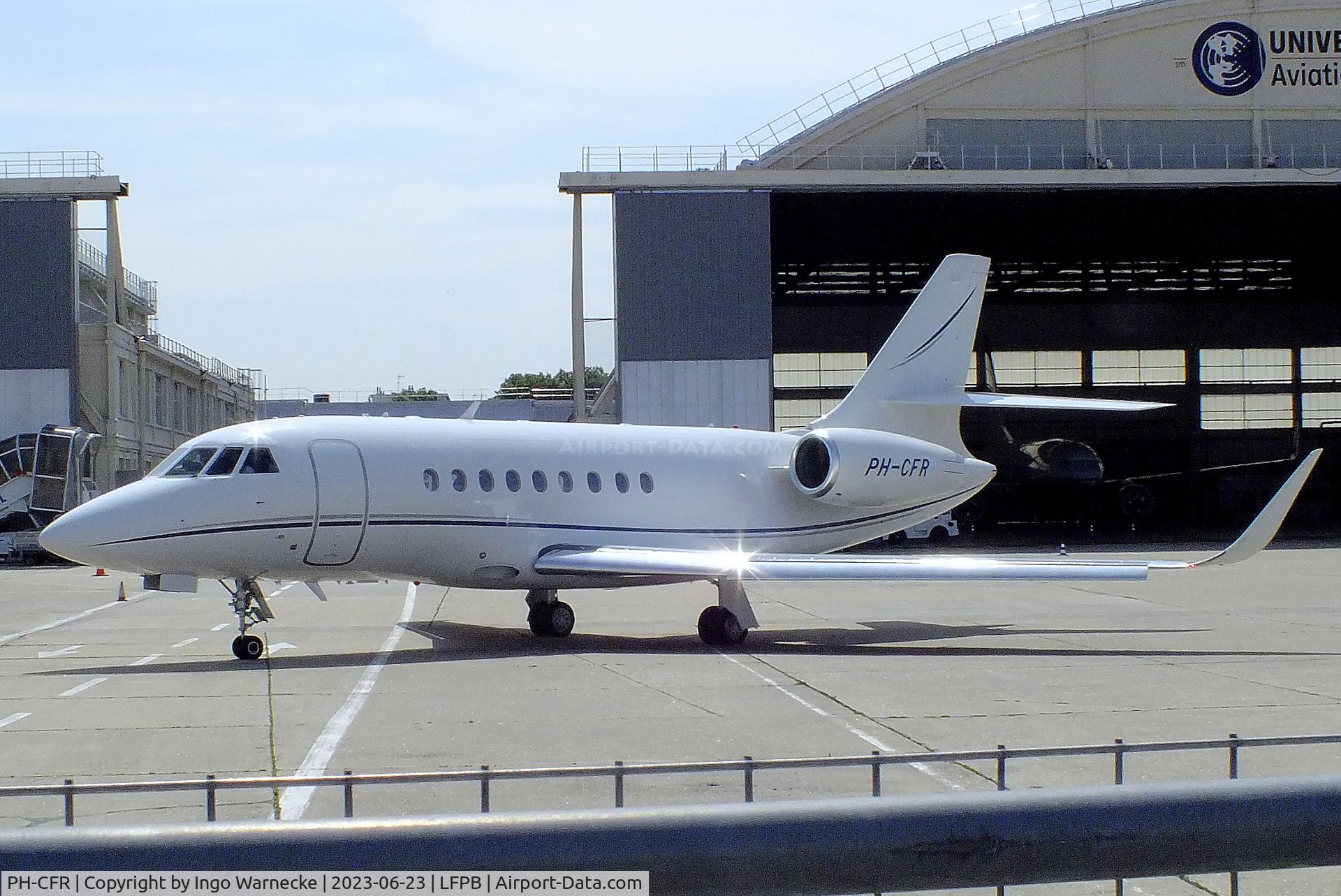 PH-CFR, Dassault Falcon 2000EX C/N 392, Dassault Falcon 2000LXS at Paris/Le-Bourget airport during 2023 Paris Aerosalon
