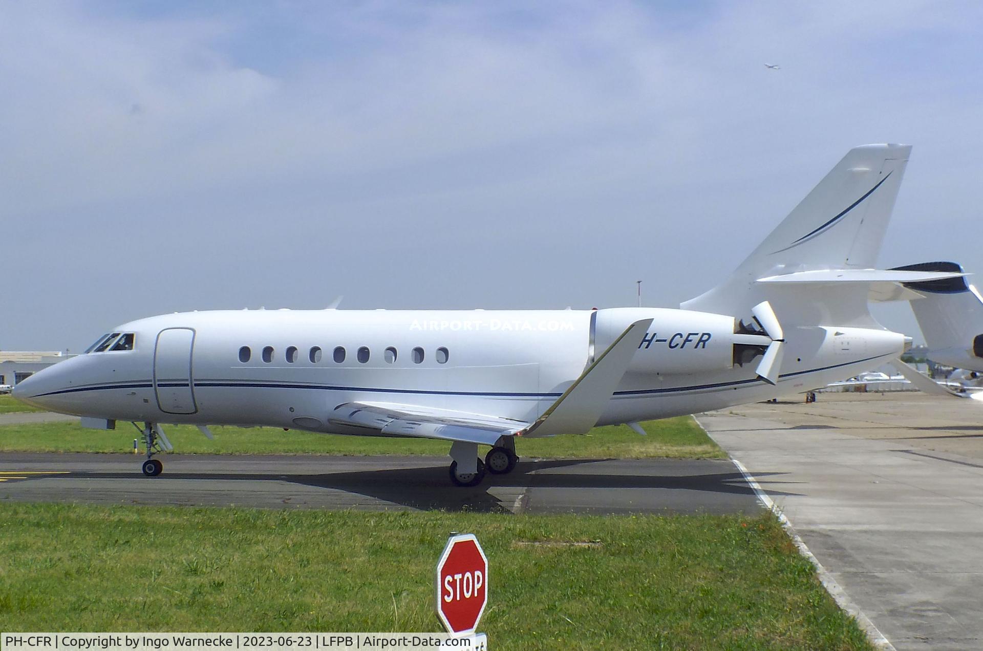 PH-CFR, Dassault Falcon 2000EX C/N 392, Dassault Falcon 2000LXS at Paris/Le-Bourget airport during 2023 Paris Aerosalon