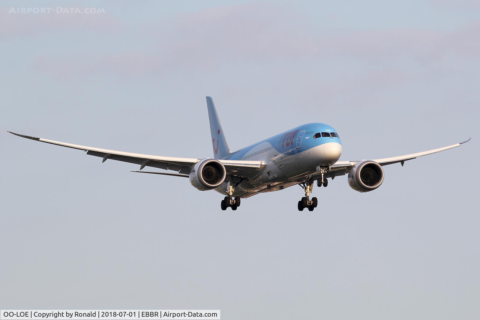 OO-LOE, 2015 Boeing 787-8 Dreamliner C/N 36426, at bru