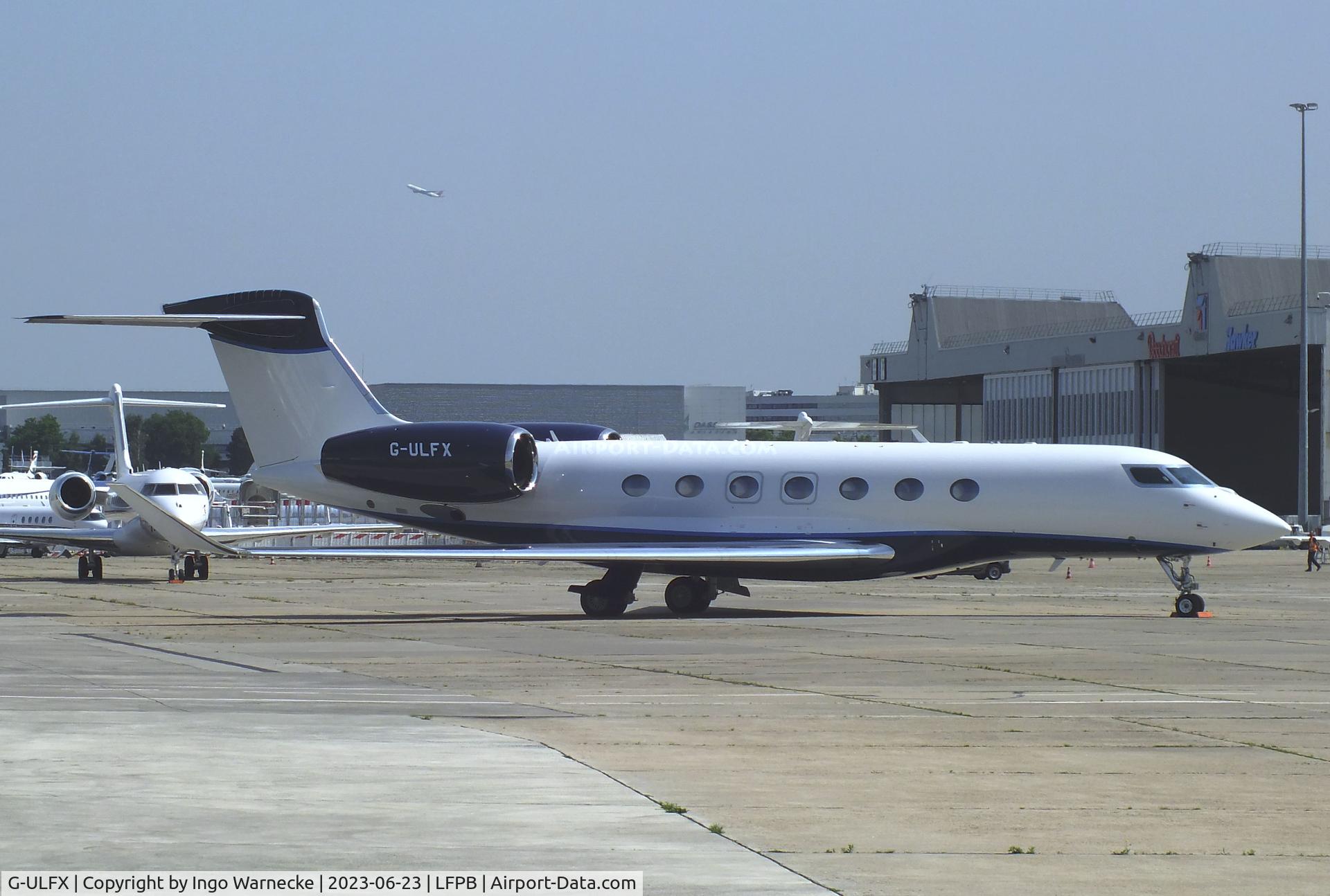 G-ULFX, 2020 Gulfstream Aerospace GVII-G600 C/N 73047, Gulfstream G VII (G600) at Paris/Le-Bourget airport during 2023 Paris Aerosalon
