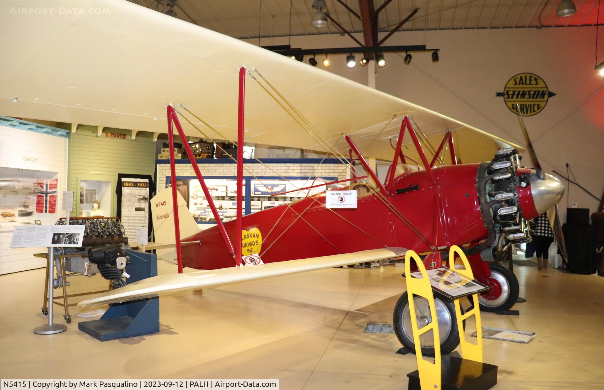 N5415, 1928 Stearman C3-B Sport Commercial C/N 121, Stearman C3-B Sport Commercial