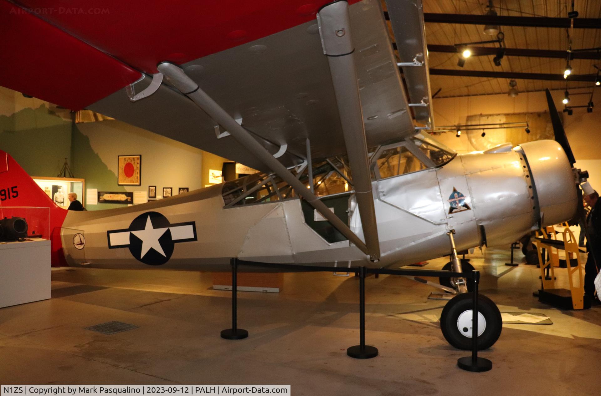 N1ZS, 1941 Stinson L-1F Vigilant C/N 41-18915, Stinson L-1F