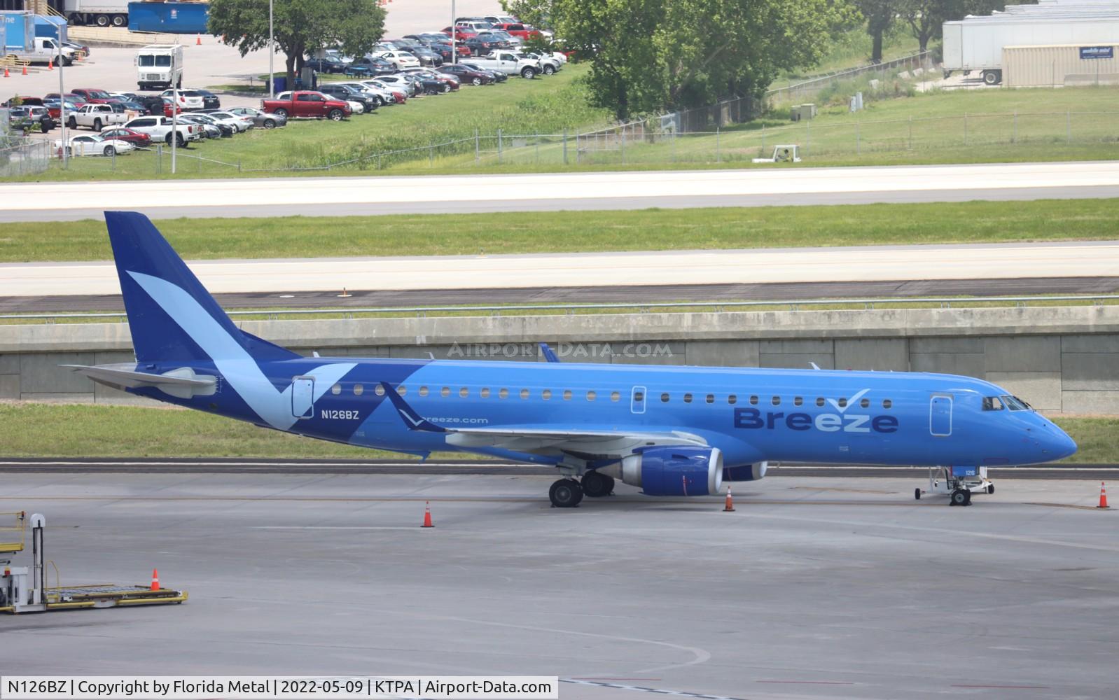 N126BZ, 2007 Embraer 190AR (ERJ-190-100IGW) C/N 19000124, Breeze E190 zx