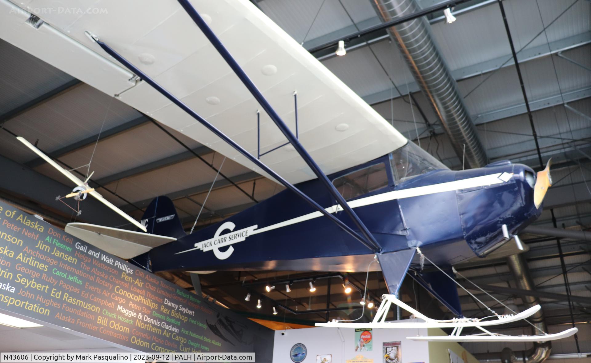 N43606, 1946 Taylorcraft BC12-D C/N 7265, Taylorcraft BC12-D