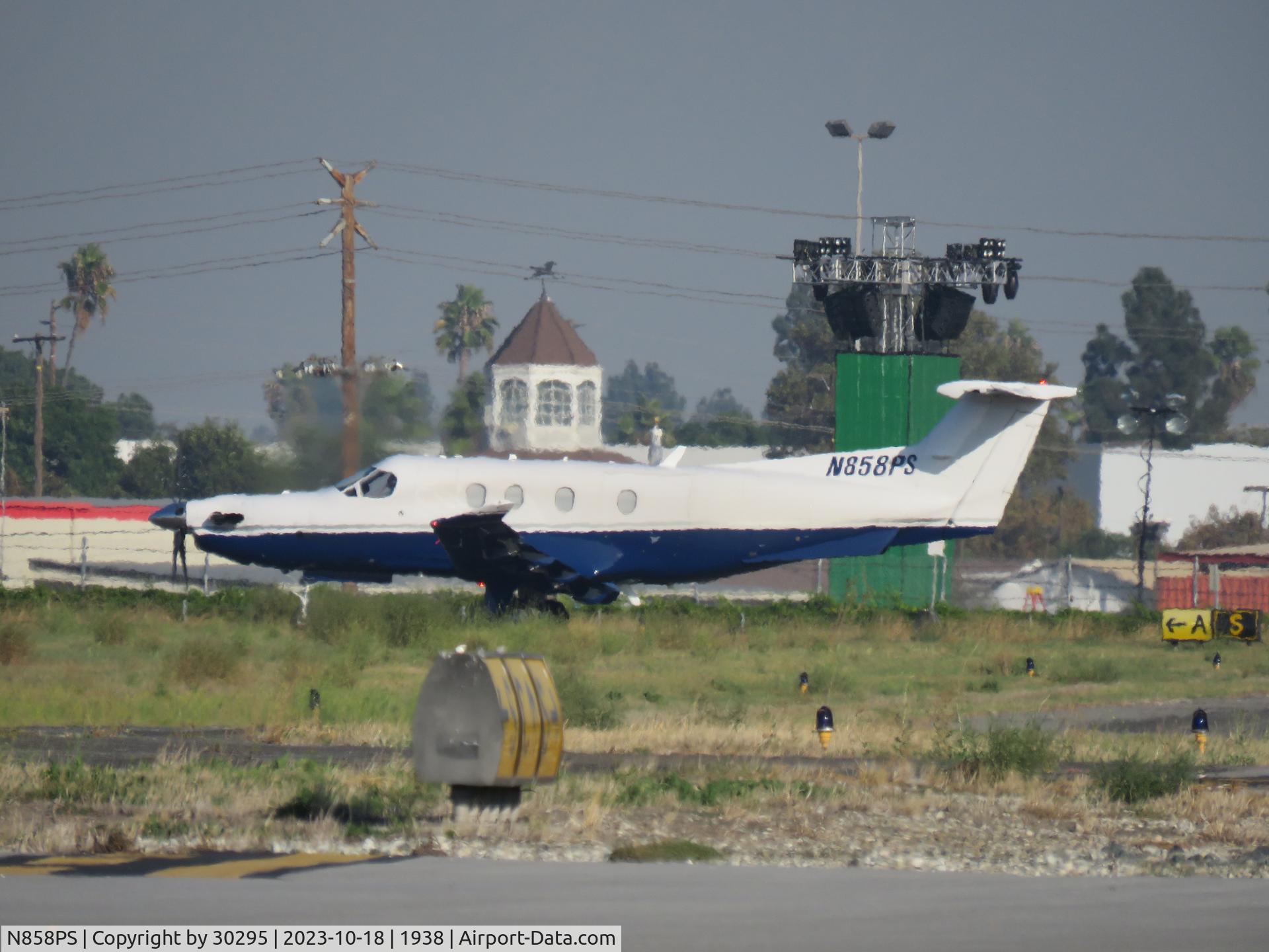 N858PS, 2010 Pilatus PC-12/47E C/N 1212, Waiting permission