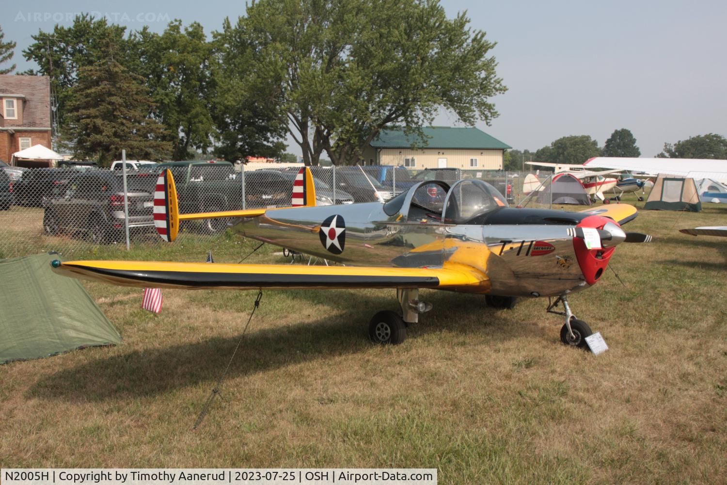 N2005H, 1946 Erco 415C Ercoupe C/N 2628, 1946 Erco 415C, c/n: 2628, AirVenture 2023