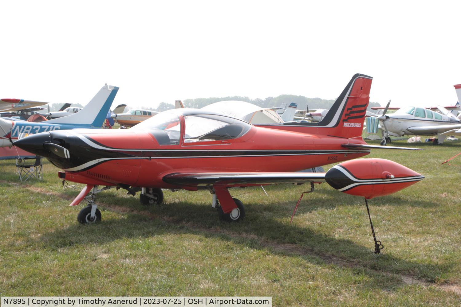 N7895, 1968 SIAI-Marchetti F-260 C/N 123, 1968 SIAI-Marchetti F-260, c/n: 123, AirVenture 2023