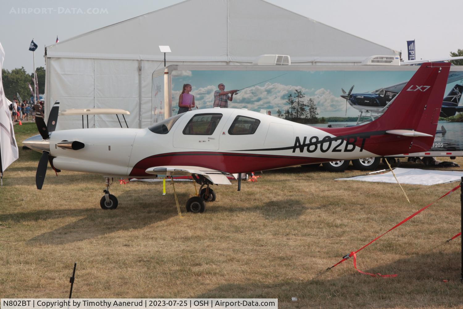 N802BT, Lancair LX7 C/N LIV-080, Lancair LX7, c/n: LIV-080, AirVenture 2023