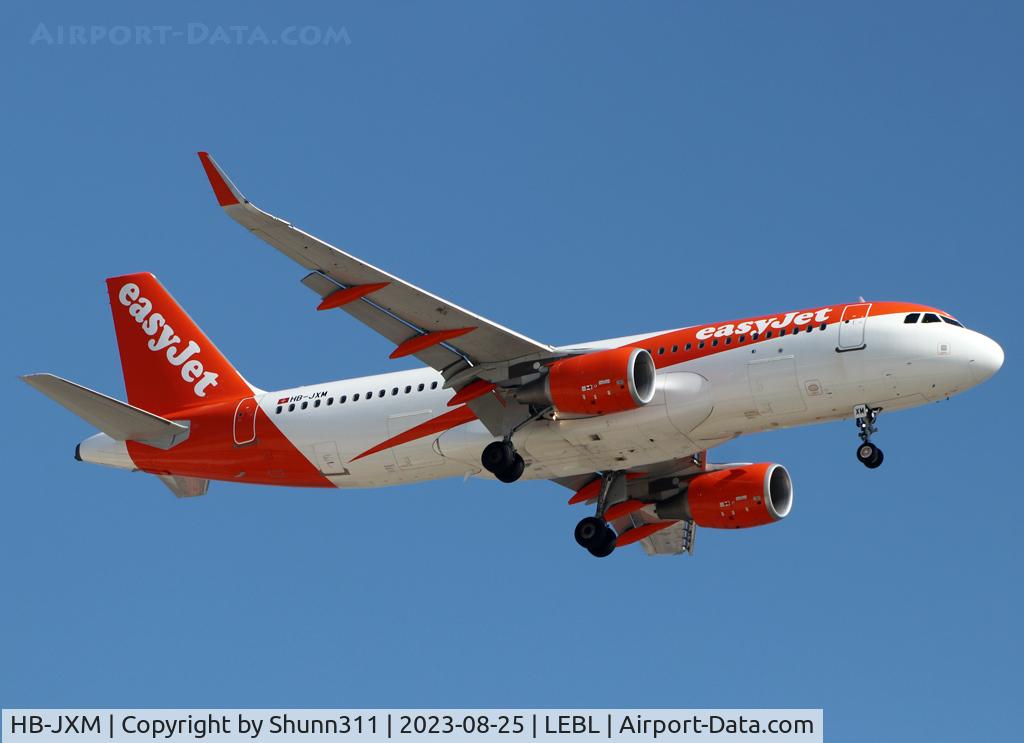 HB-JXM, 2018 Airbus A320-214 C/N 8299, Landing rwy 24R...