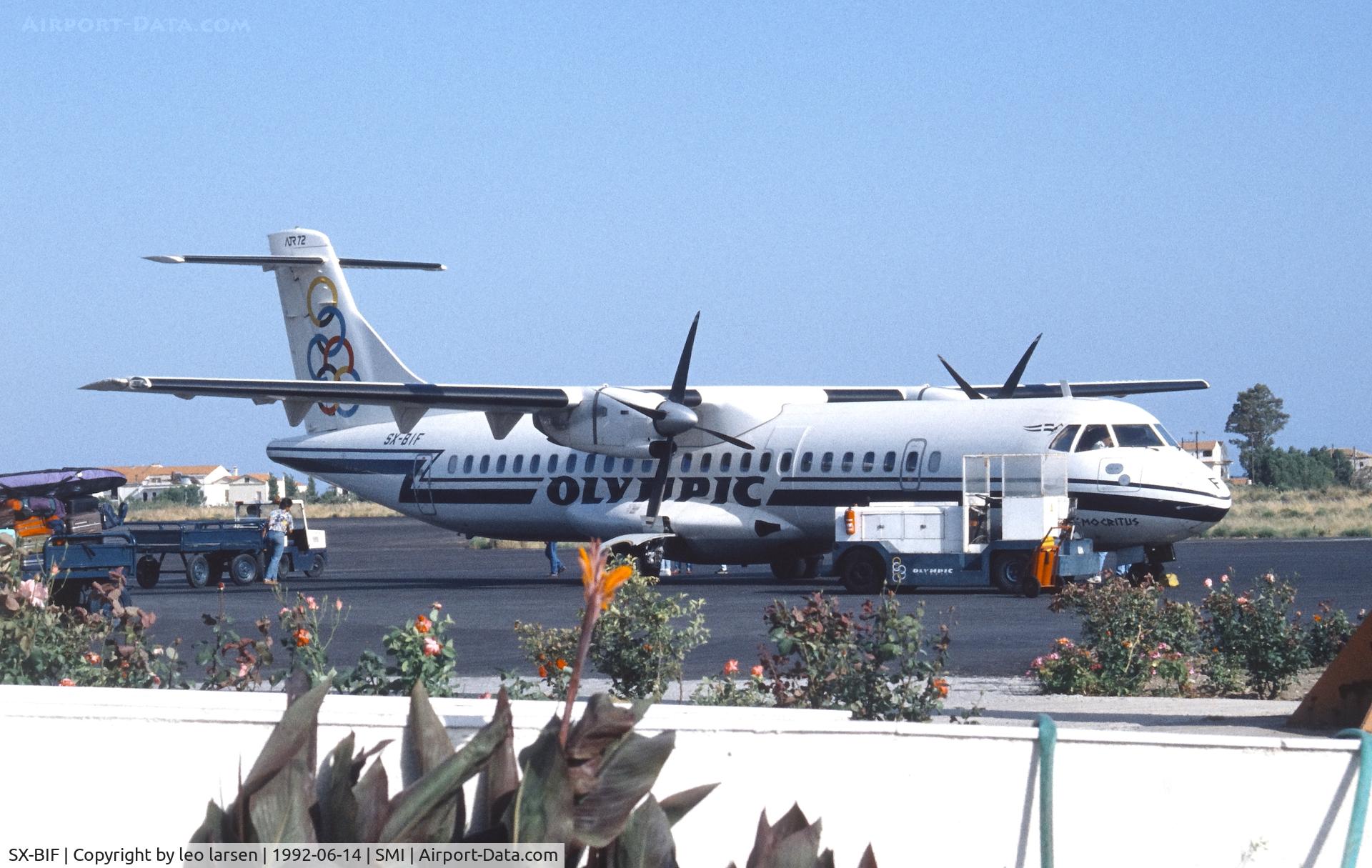 SX-BIF, 1991 ATR 72-202 C/N 241, Samos 14.6.1992