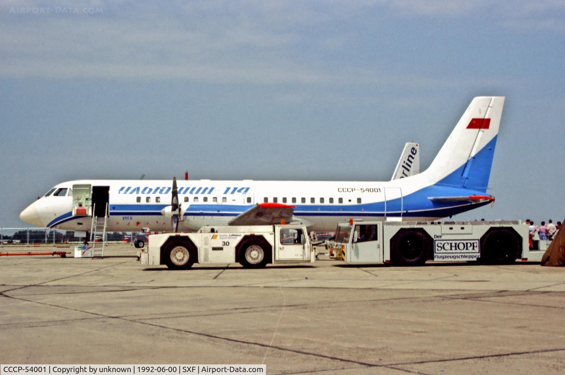 CCCP-54001, 1991 Ilyushin IL-114 C/N 01-03, Berlin Air Show 6.1992