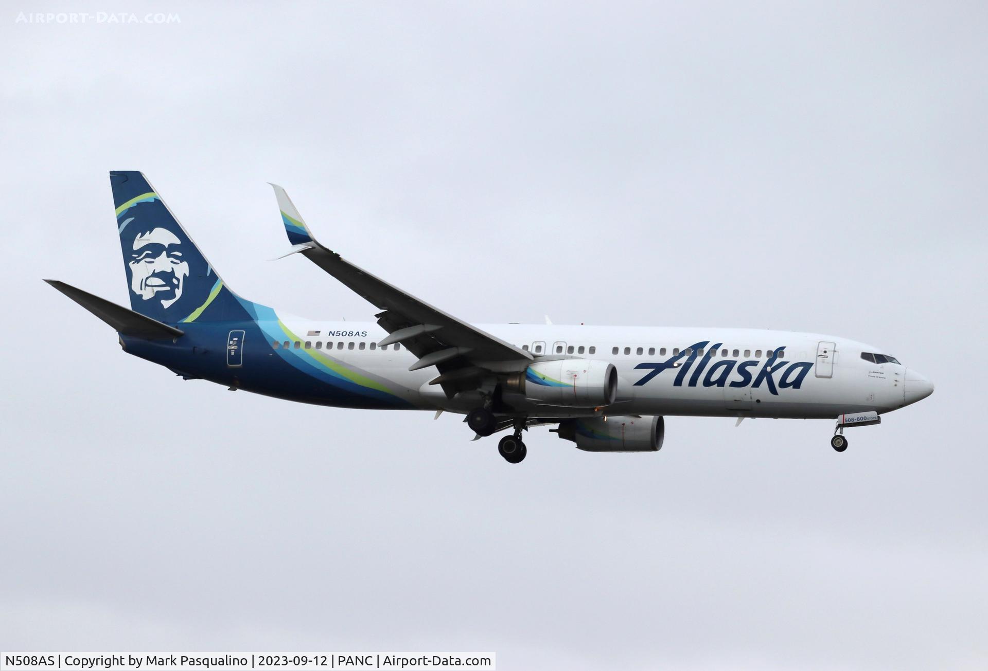 N508AS, 2008 Boeing 737-890 C/N 35691, Boeing 737-890