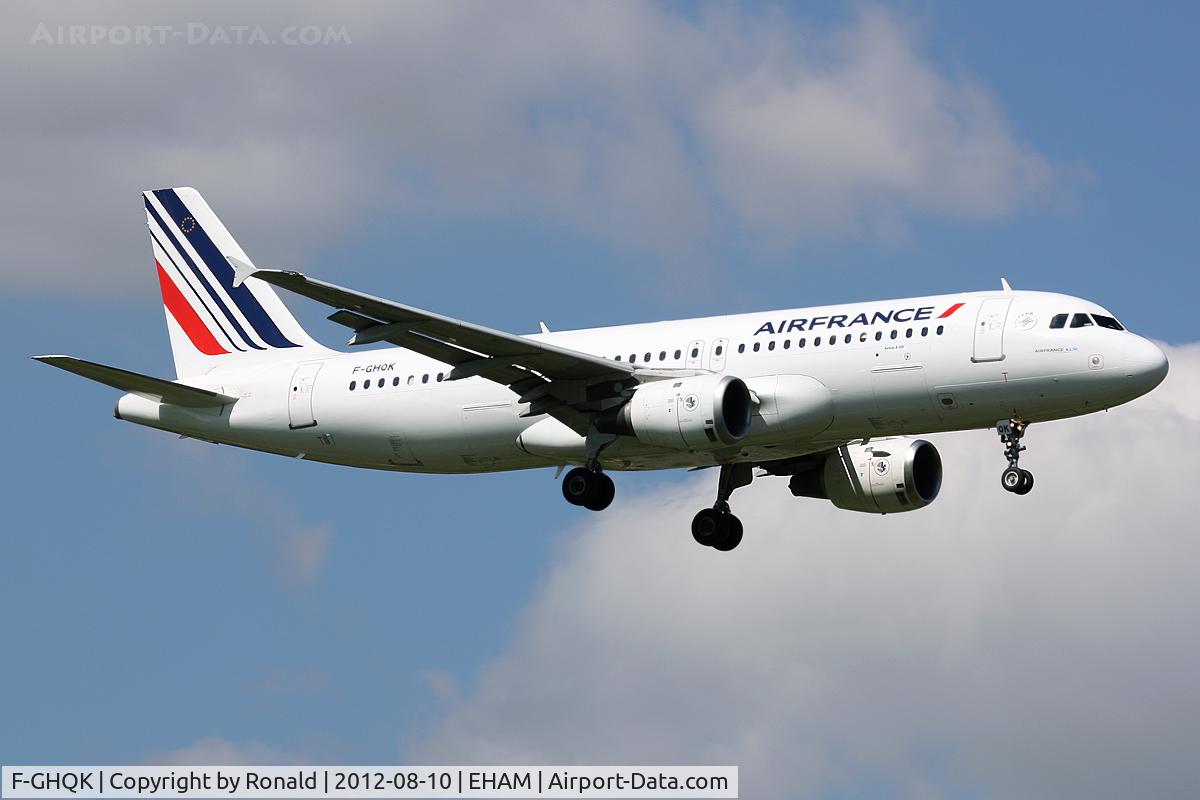 F-GHQK, 1991 Airbus A320-211 C/N 0236, at spl