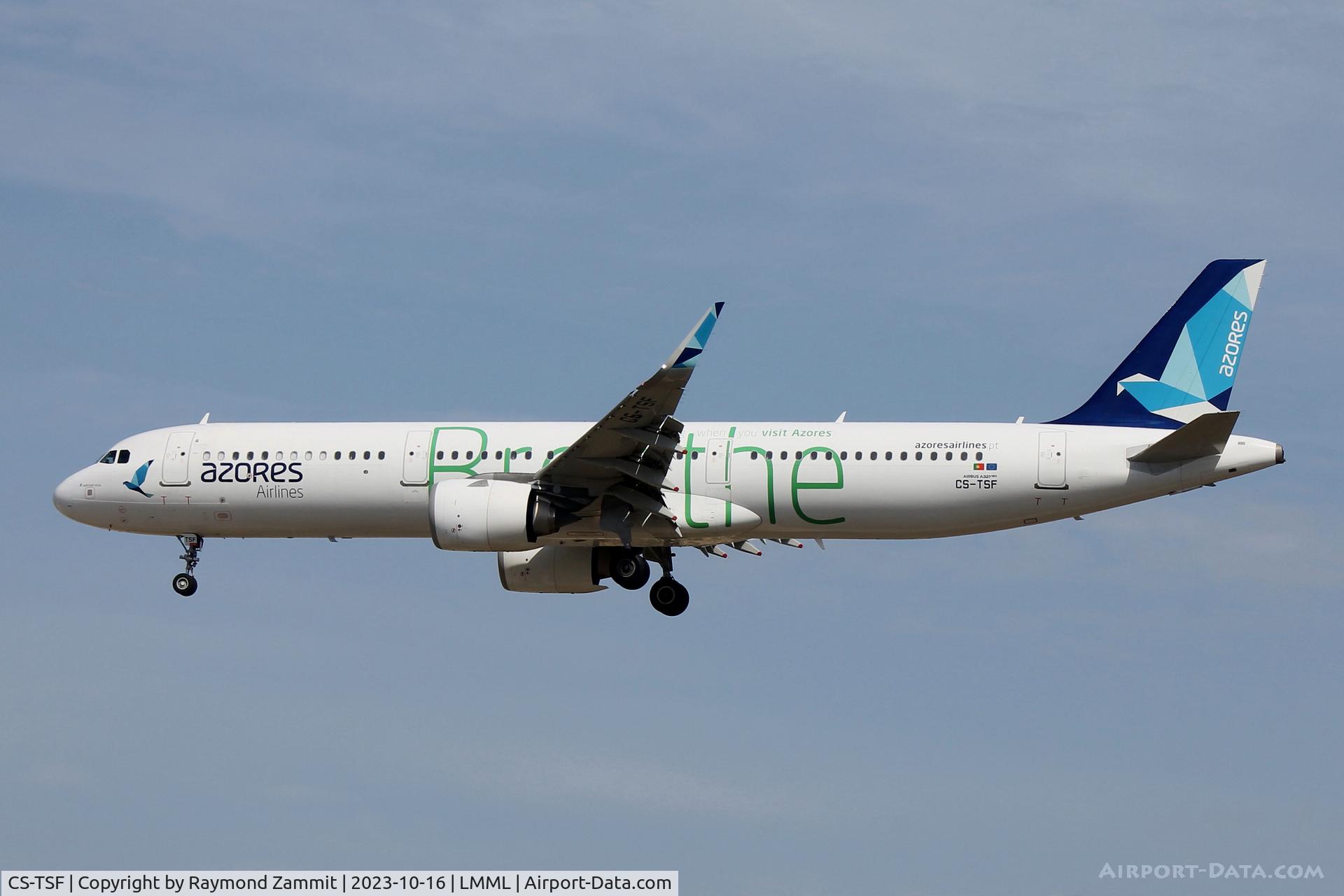 CS-TSF, 2017 Airbus A321-253N C/N 7972, A321Neo CS-TSF Azores Air
