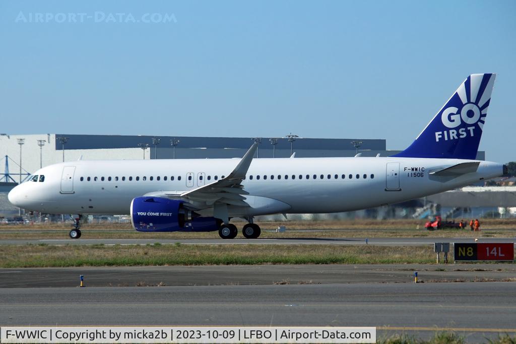 F-WWIC, 2023 Airbus A320-271N C/N 11506, Taxiing, to become VT-WDK