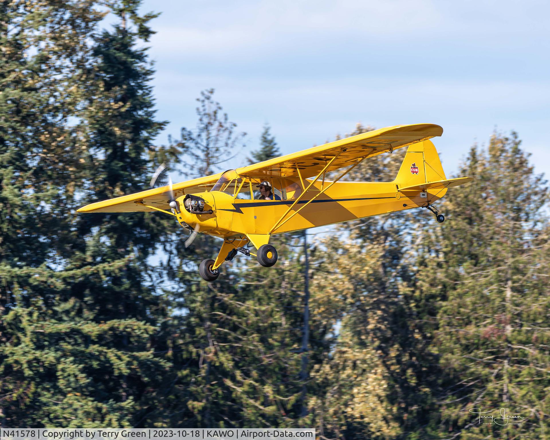 N41578, 1942 Piper J3C-65 Cub C/N 8183, KAWO