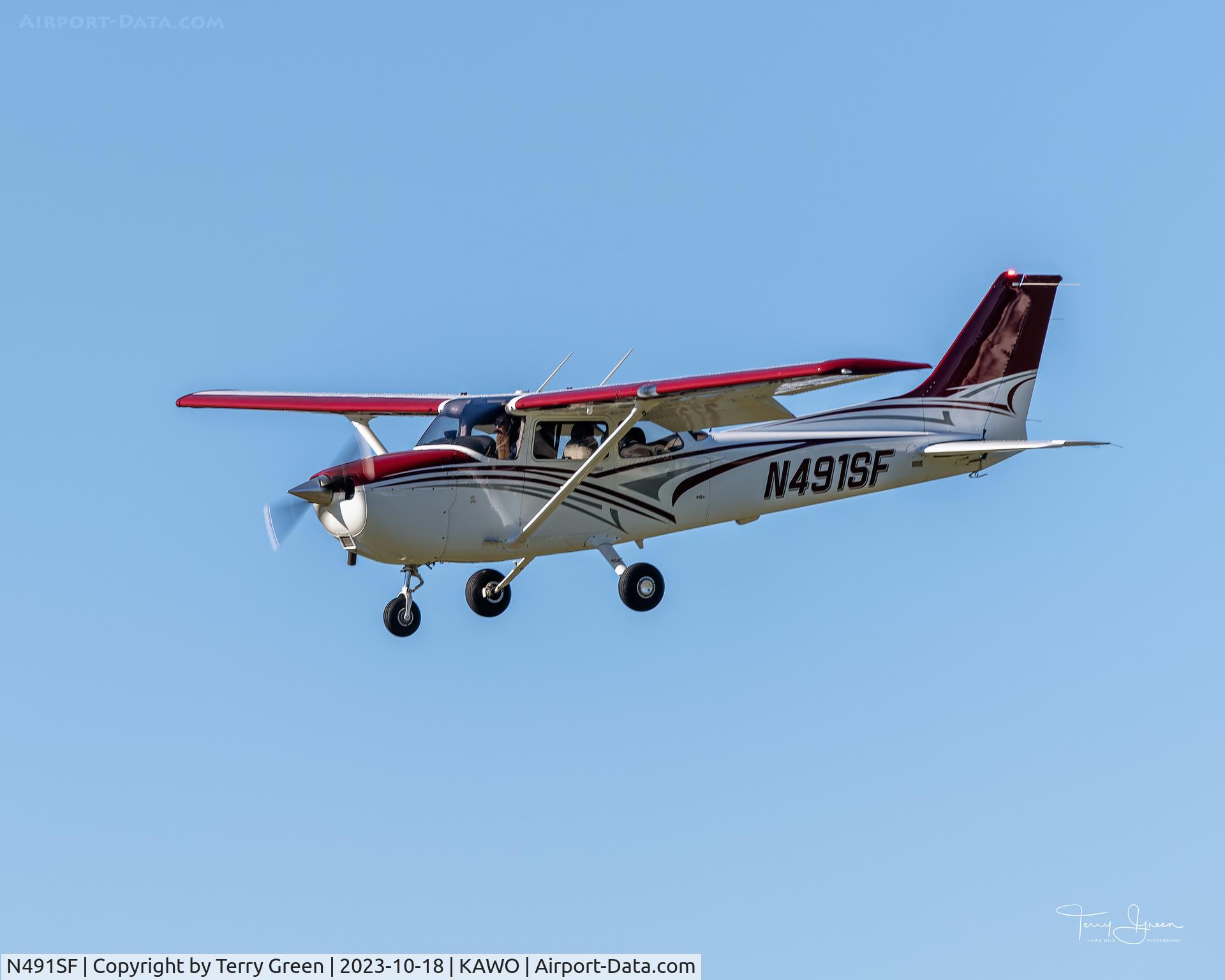 N491SF, 2003 Cessna 172S C/N 172S9565, KAWO