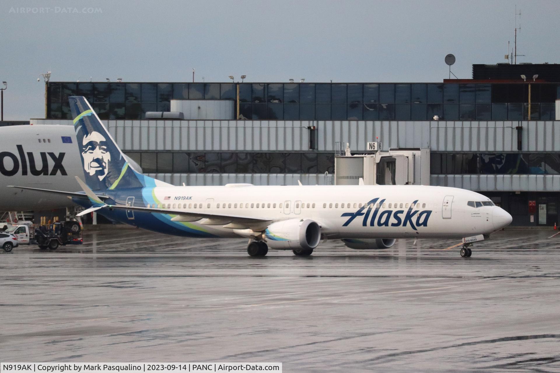 N919AK, 2021 Boeing 737-9 MAX C/N 44097, Boeing 737-9 MAX