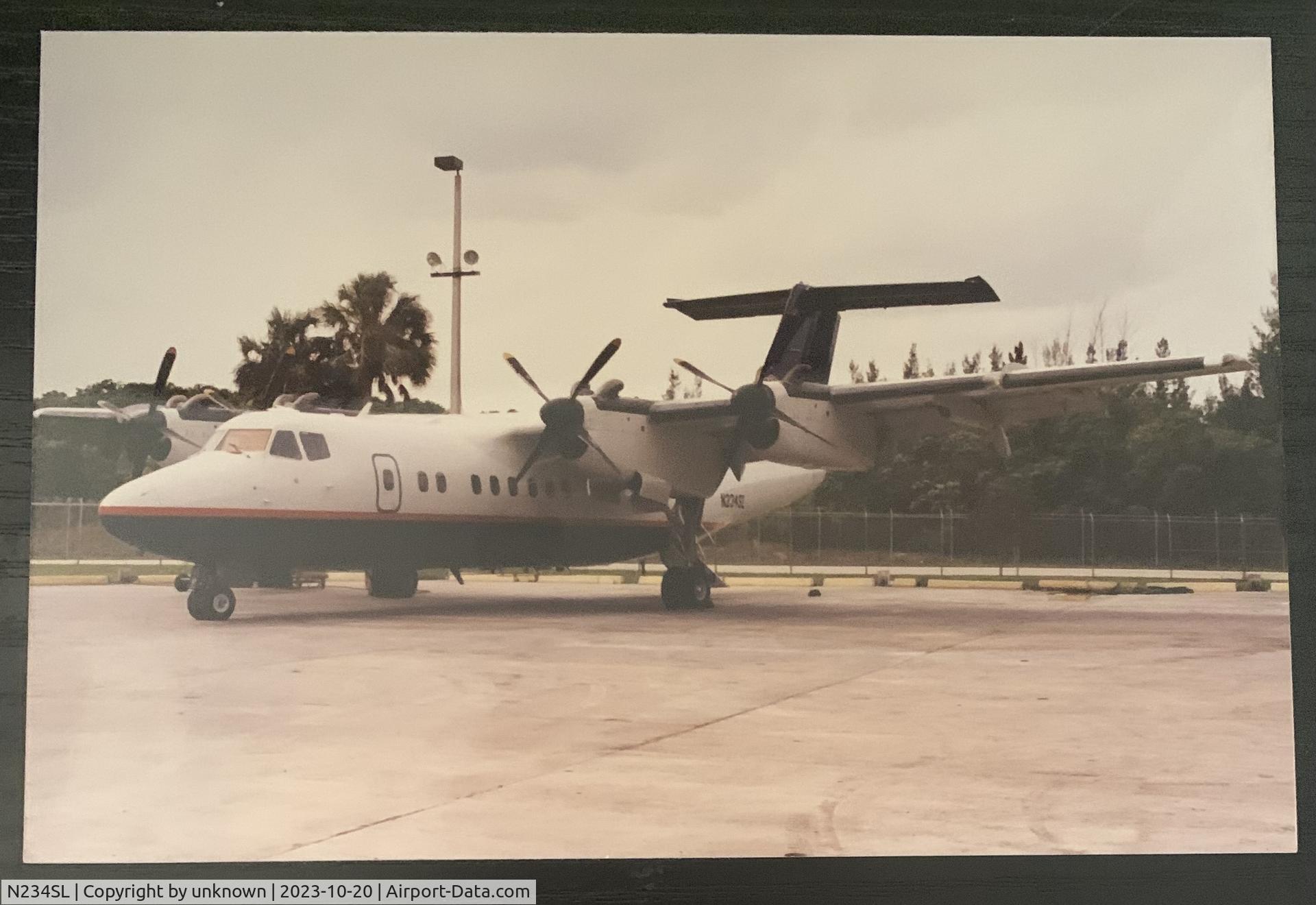 N234SL, 1980 De Havilland Canada DHC-7-102 Dash 7 Dash 7 C/N 24, Paradise Airlines
Ft, Lauderdale
11/92