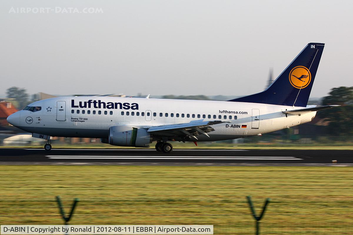 D-ABIN, 1991 Boeing 737-530 C/N 24938, at bru