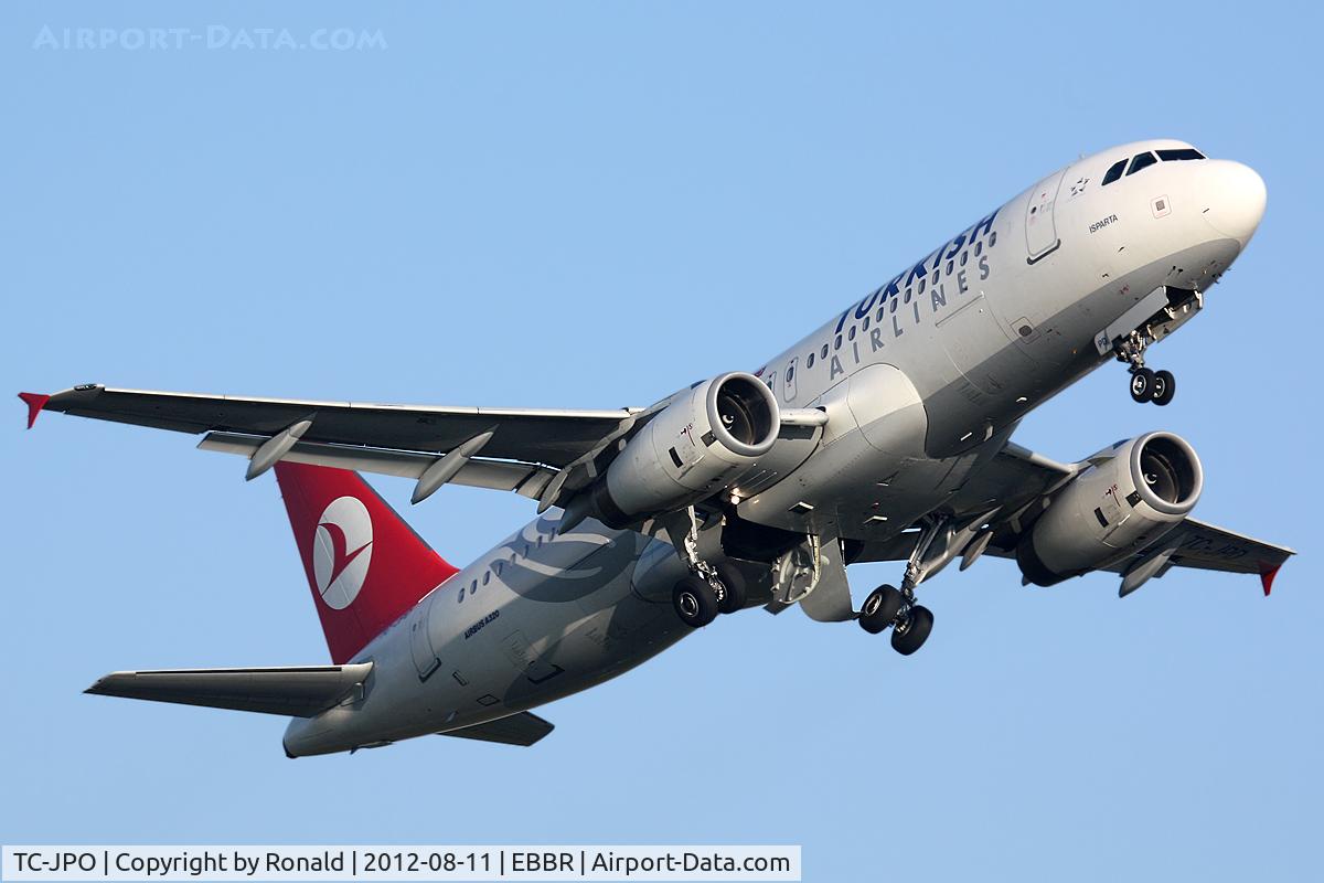 TC-JPO, 2008 Airbus A320-232 C/N 3567, at bru