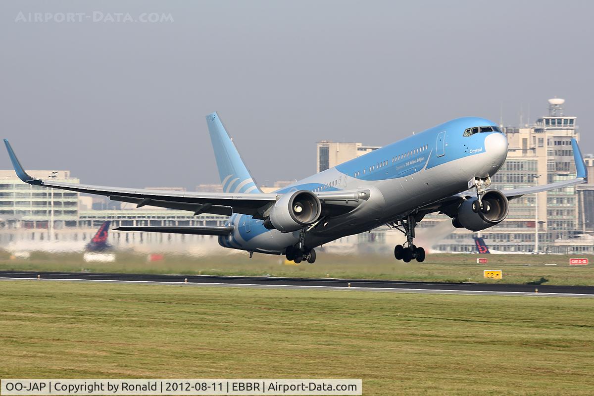 OO-JAP, 2001 Boeing 767-38E/ER C/N 30840, at bru