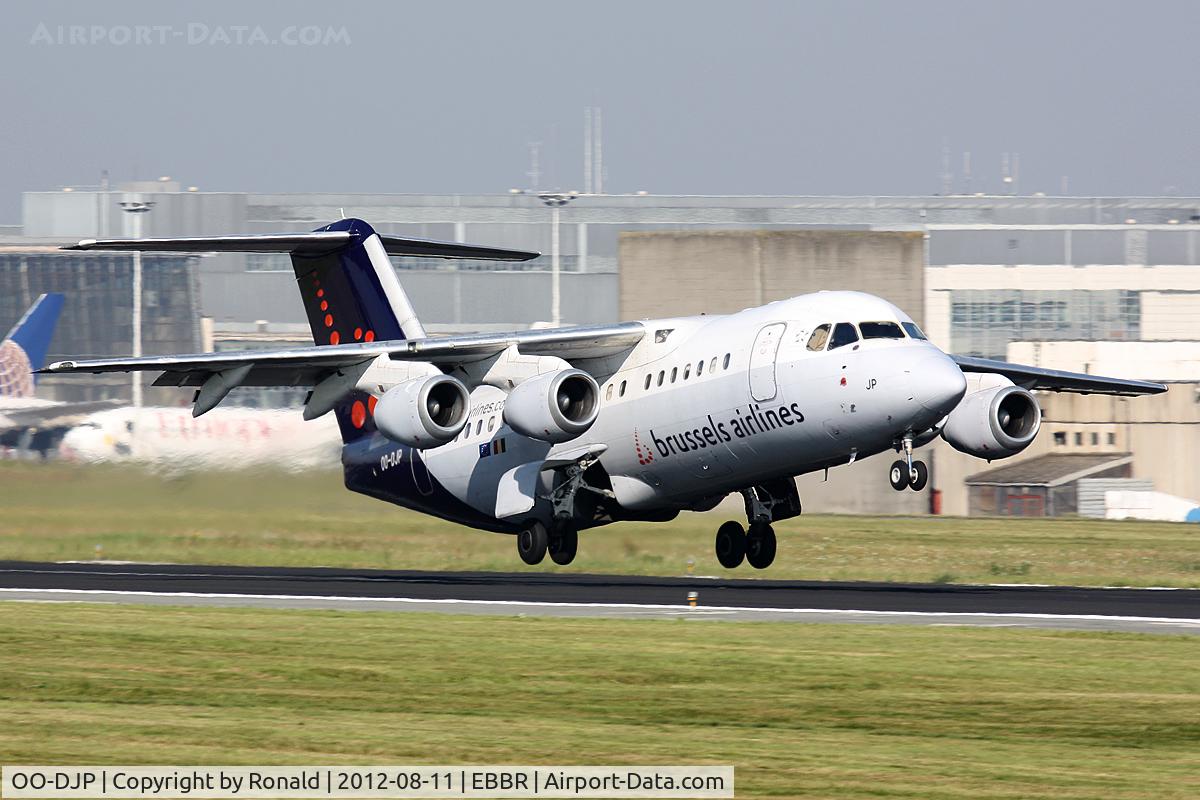 OO-DJP, 1996 British Aerospace Avro 146-RJ85 C/N E.2287, st bru