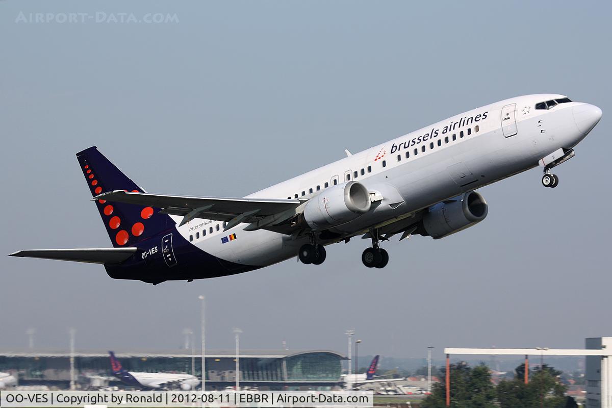 OO-VES, 1996 Boeing 737-43Q C/N 28493, at bru