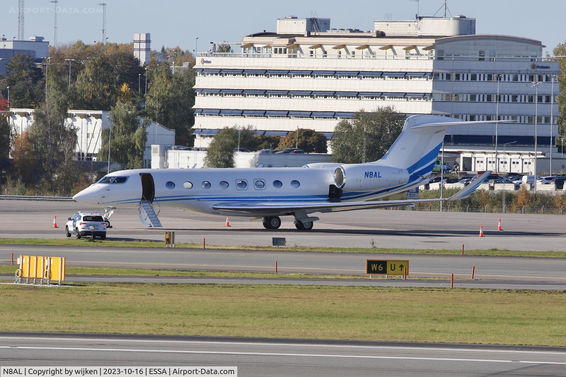N8AL, 2019 Gulfstream Aerospace GVI (G650ER) C/N 6420, Ramp M