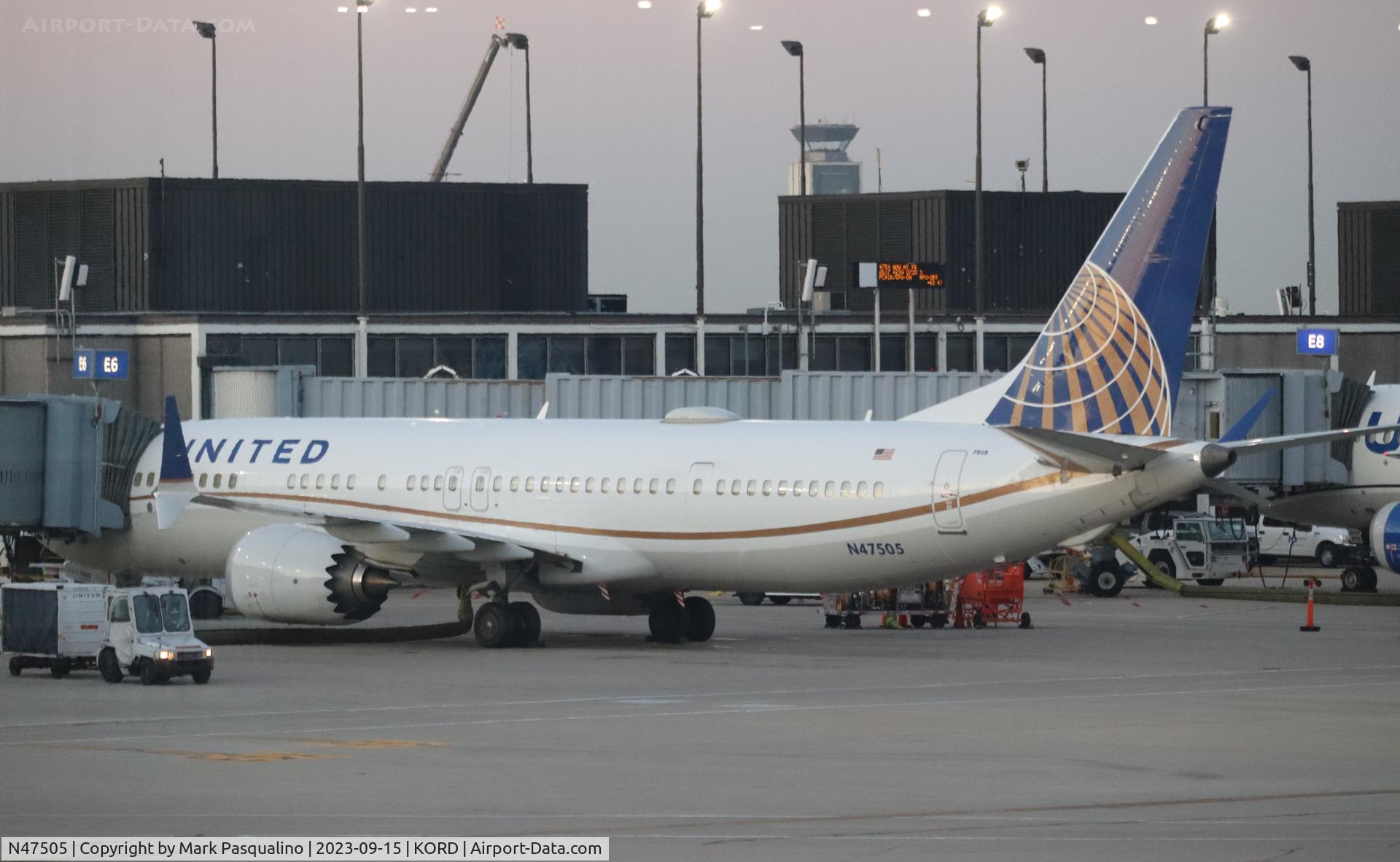 N47505, 2018 Boeing 737-9 MAX C/N 43433, Boeing 737-9 MAX