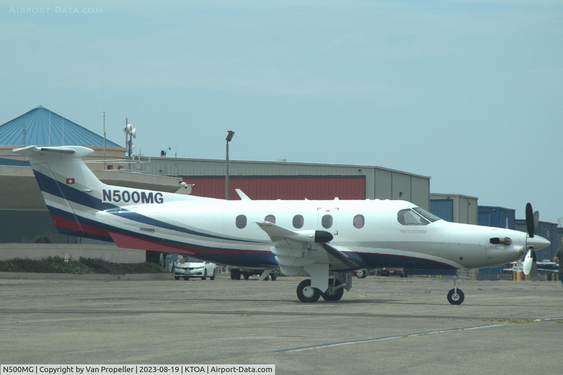 N500MG, 2013 Pilatus PC-12/47E C/N 1405, Pilatus PC-12/47E at Torrance Zamperini Field, California