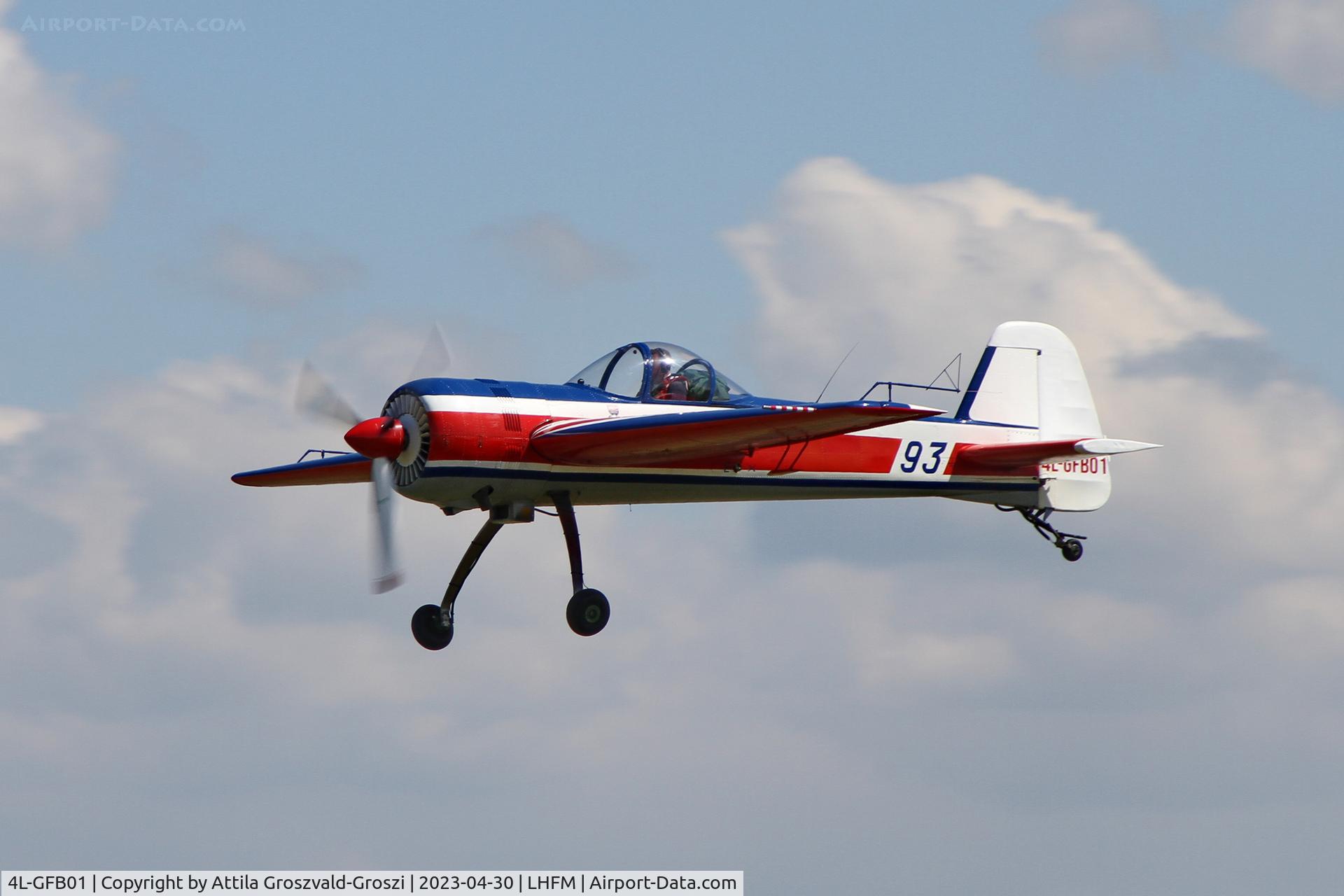 4L-GFB01, Yakovlev Yak-55 C/N 901010, LHFM - Fertöszentmiklós Meidl-Airport, Hungary - Skyview Airshow 2023