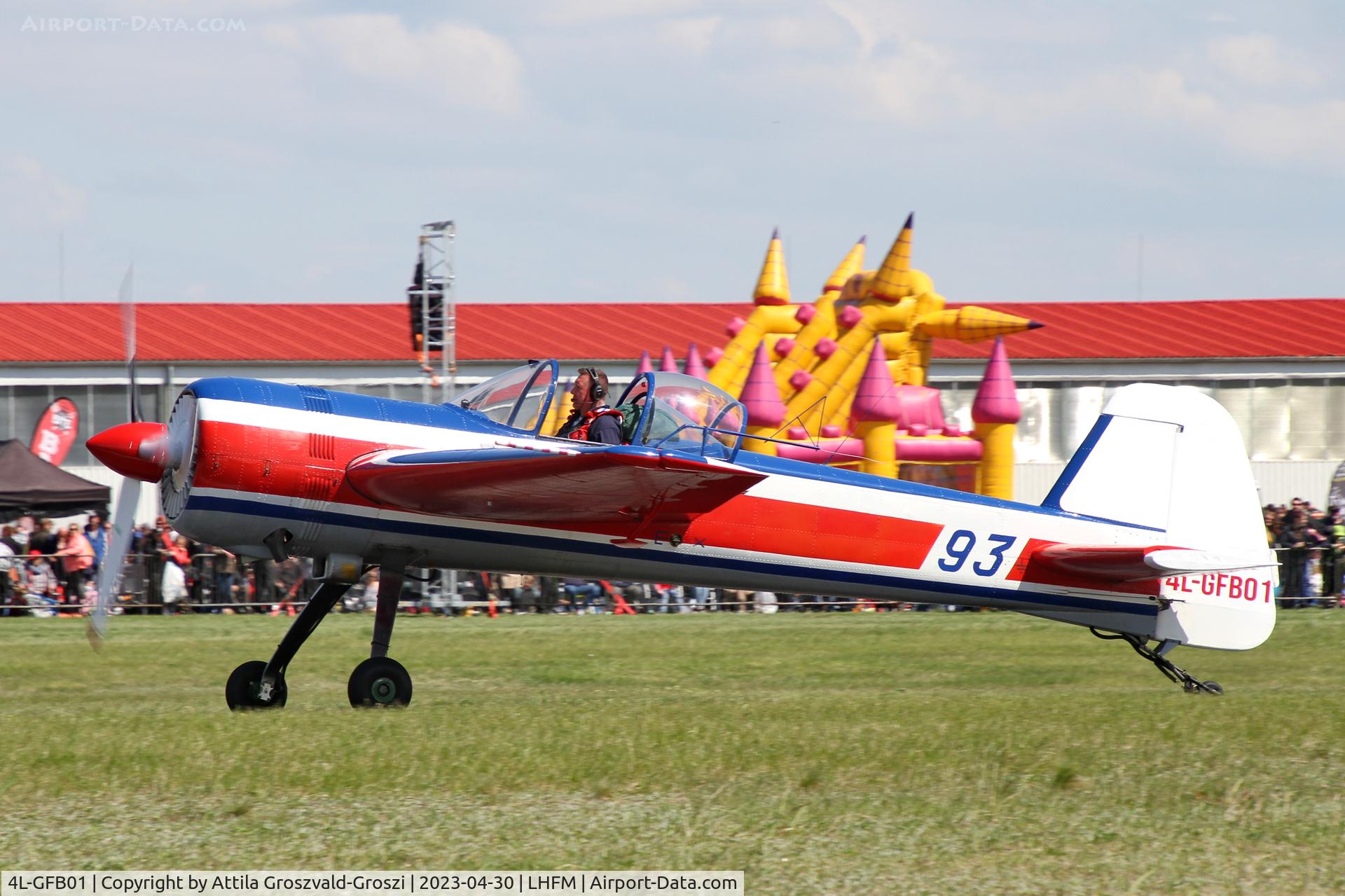 4L-GFB01, Yakovlev Yak-55 C/N 901010, LHFM - Fertöszentmiklós Meidl-Airport, Hungary - Skyview Airshow 2023